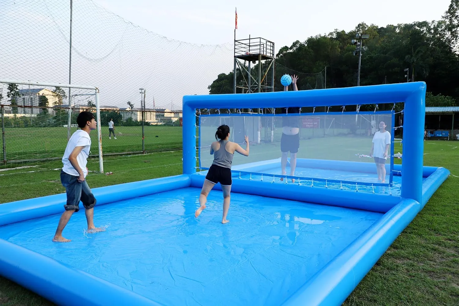 inflatable volleyball pool