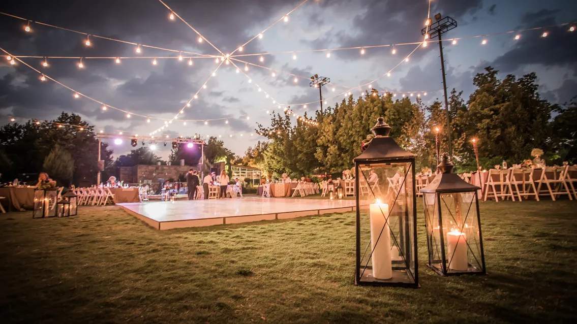 outdoor party light rentals, 