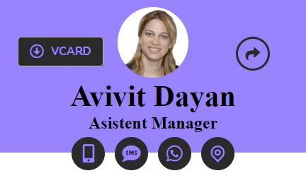 a woman with a purple background