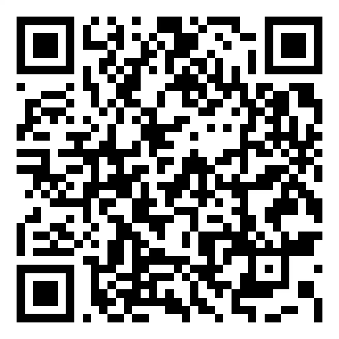a qr code with black squares